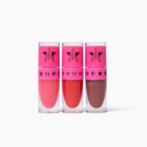 JEFFREE STAR Merry & Bright Mini Velour Liquid Lipstick Threesome
